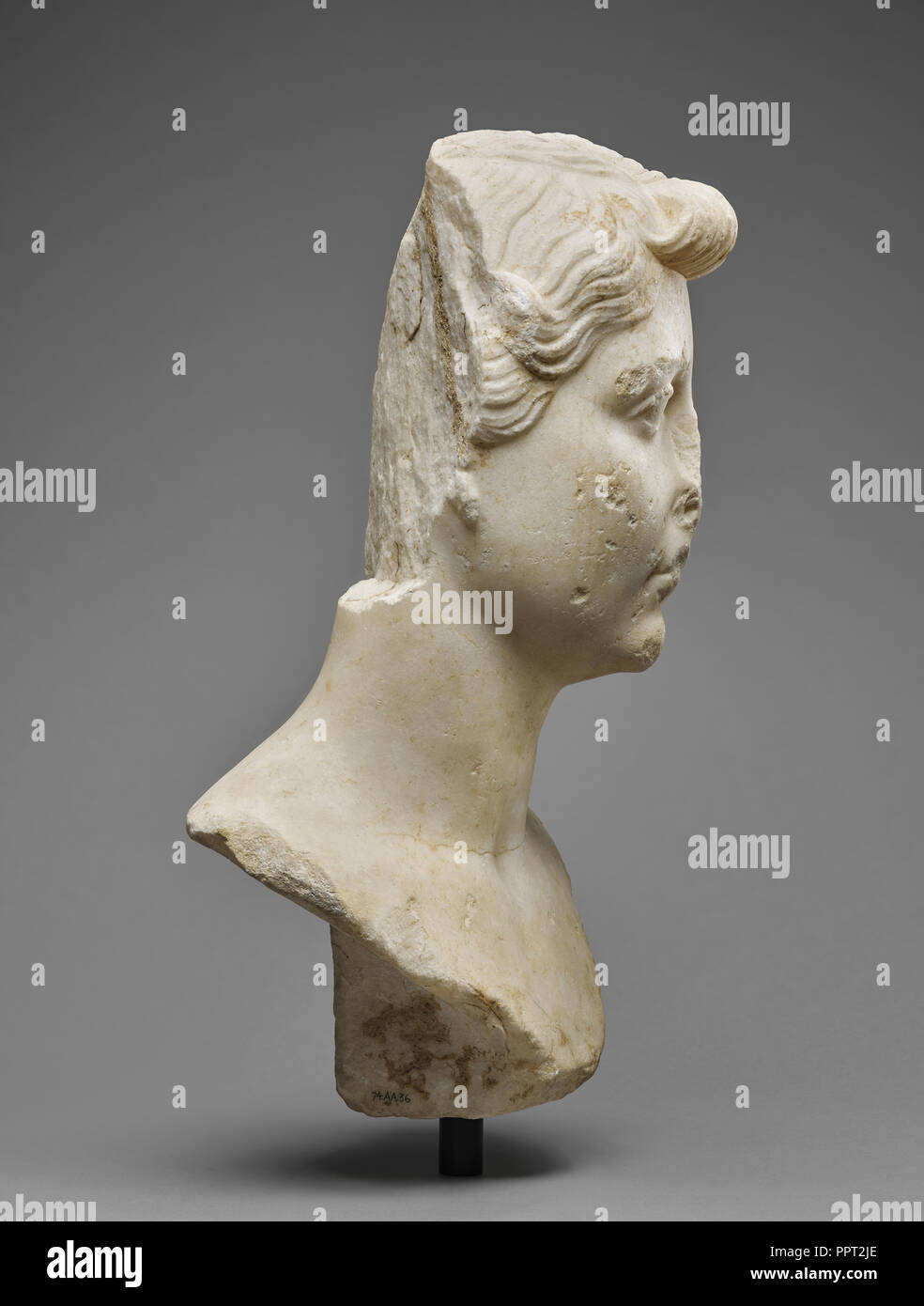 Bust of Livia Drusilla; Italy; A.D. 1–25; Marble; 40.5 × 20.3 × 20.3 cm, 15 15,16 × 8 × 8 in Stock Photo