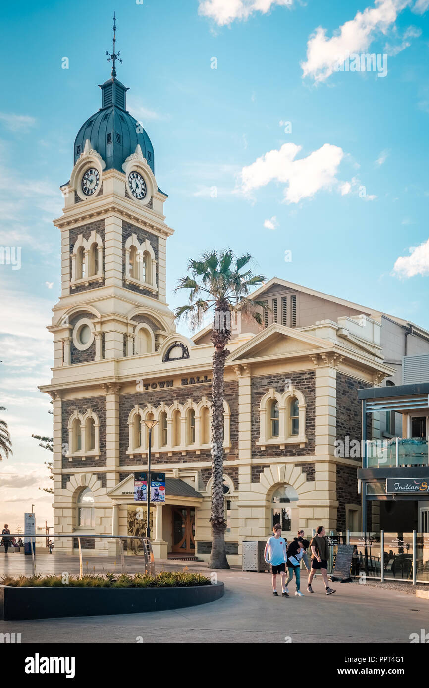 Adelaide, Australia October 7, 2017 Glenelg Town Hall located at