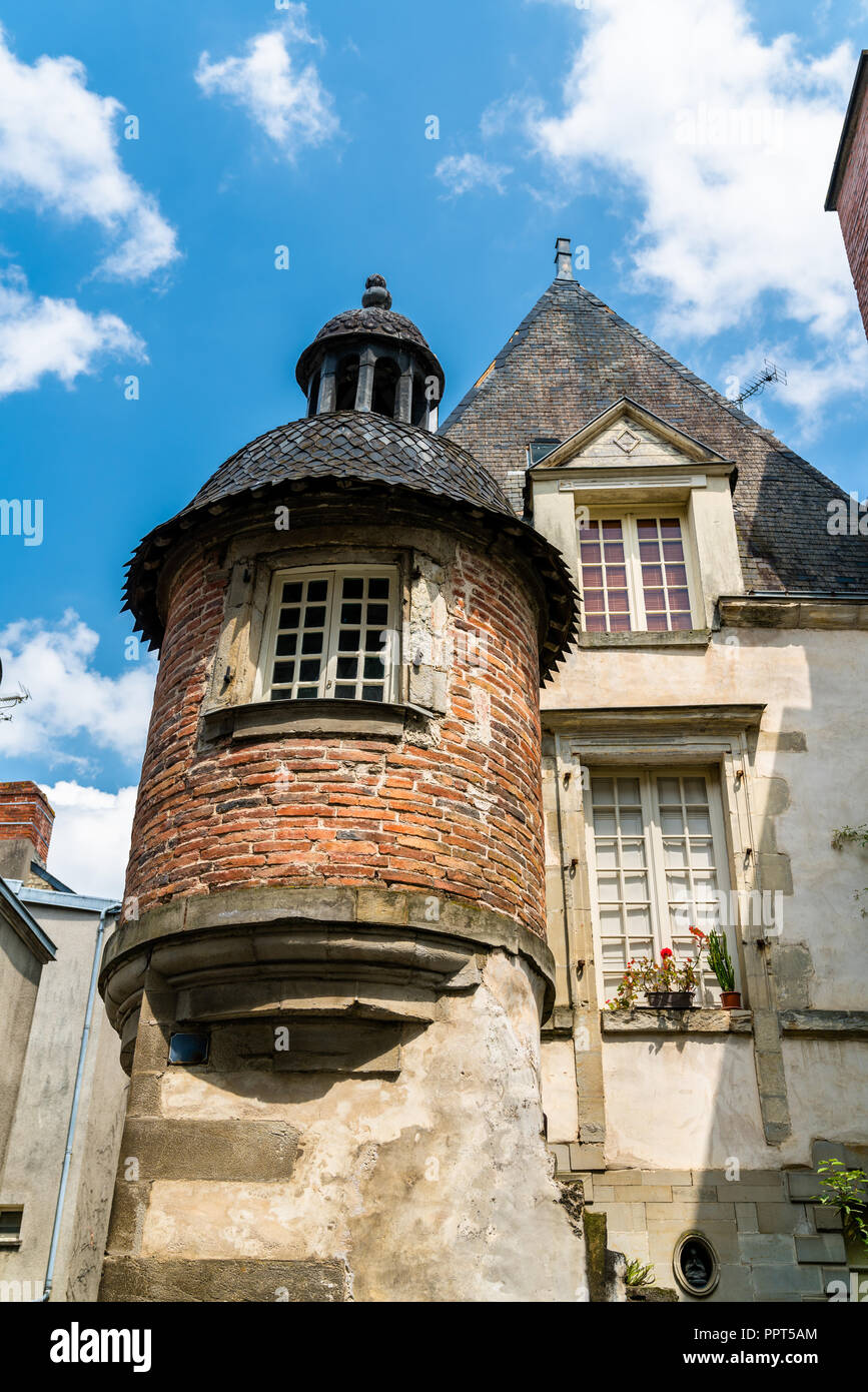 Traditional house in Vitre. Brittany, France Stock Photo