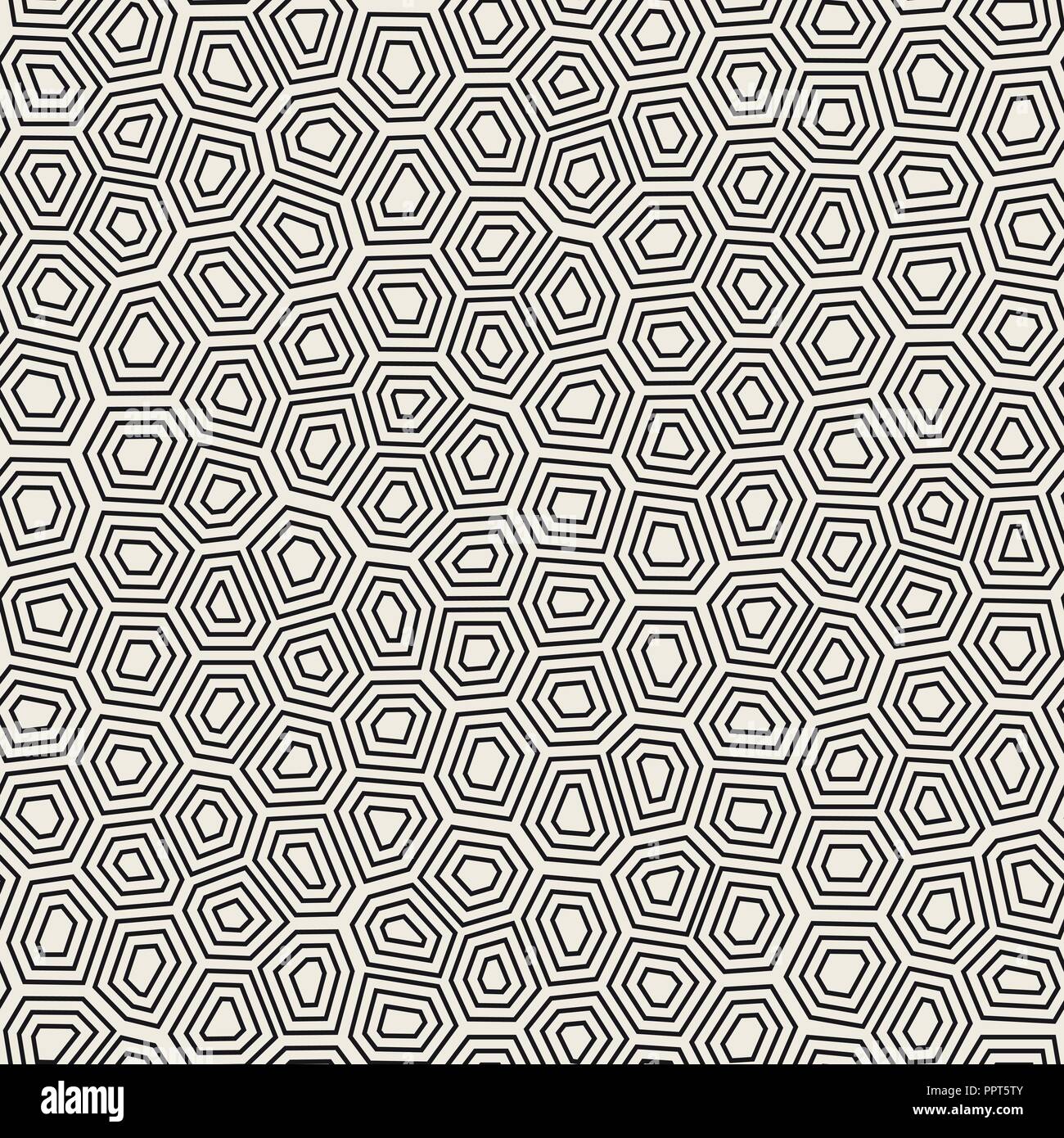 Seamless irregular lines vector mosaic pattern. Abstract chaotic ...