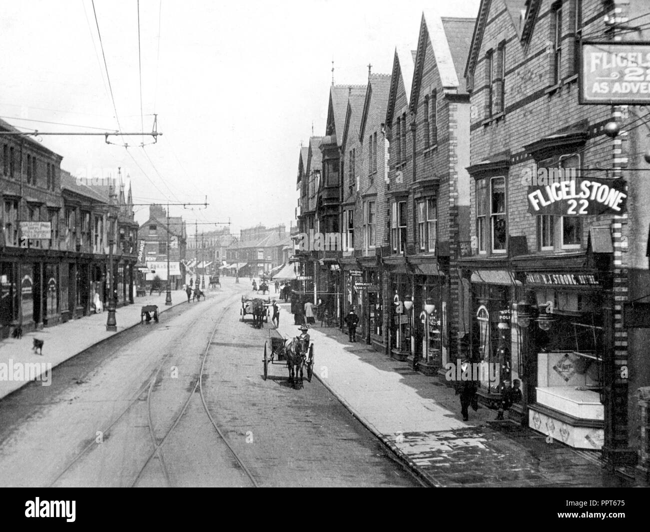 City Road, Cardiff early 1900’s Stock Photo Alamy