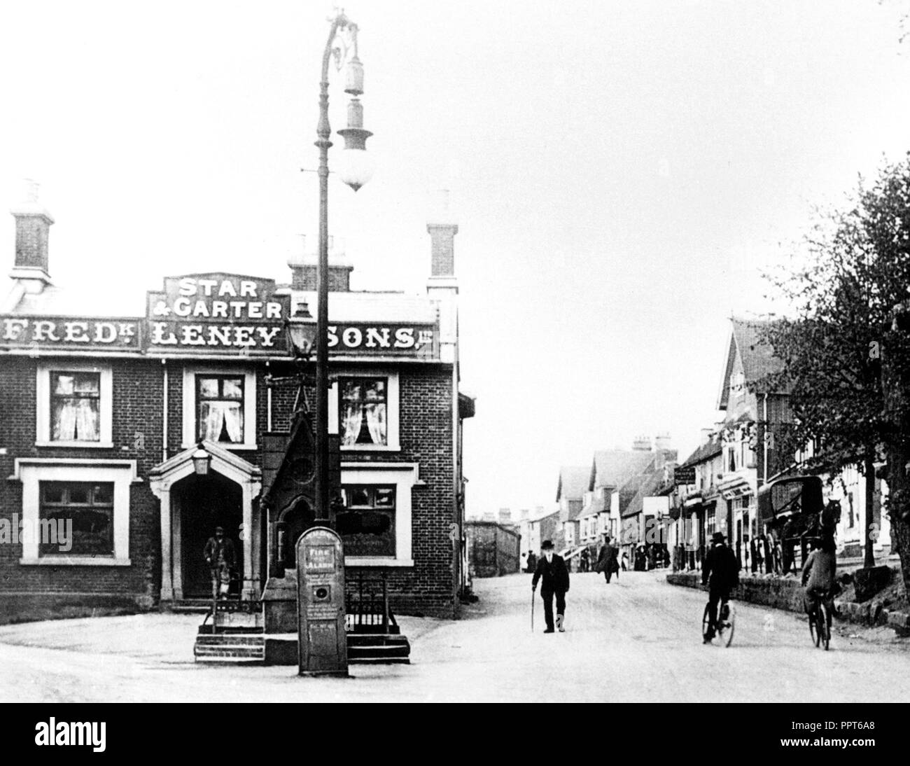 Shipbourne Road, Tonbridge early 1900s Stock Photo Alamy