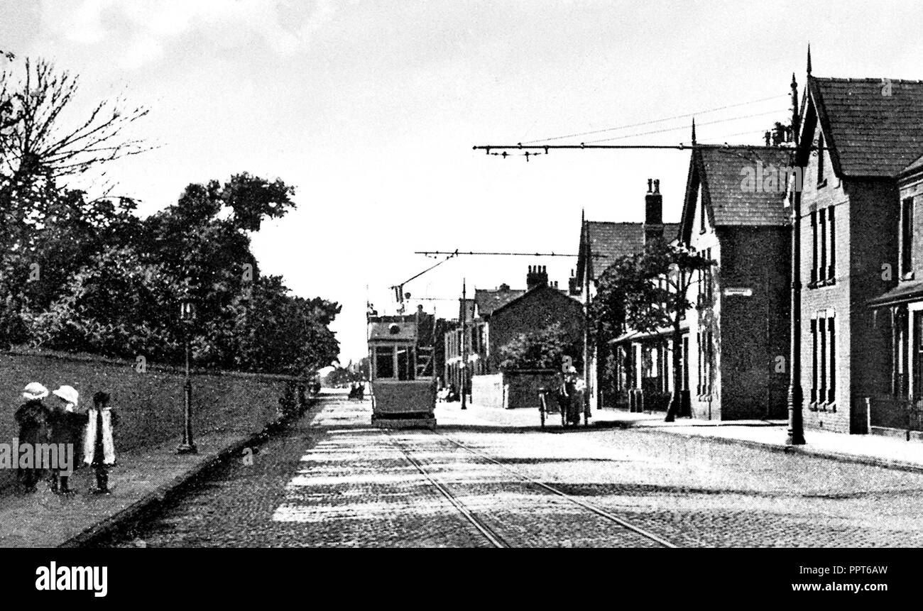 Crosby Road, Seaforth early 1900s Stock Photo