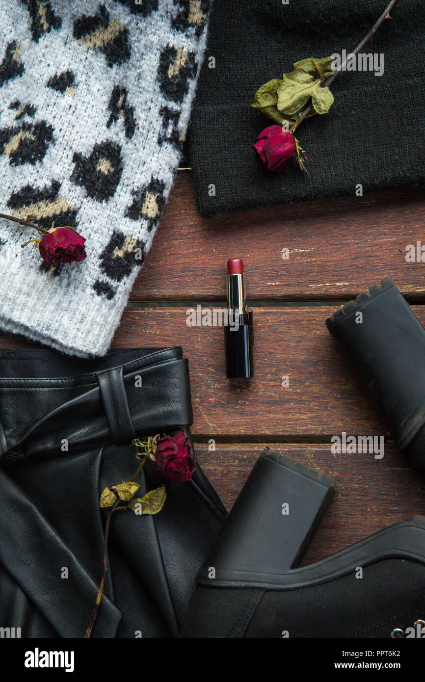 Fashion accessory for women fall hires stock photography and images