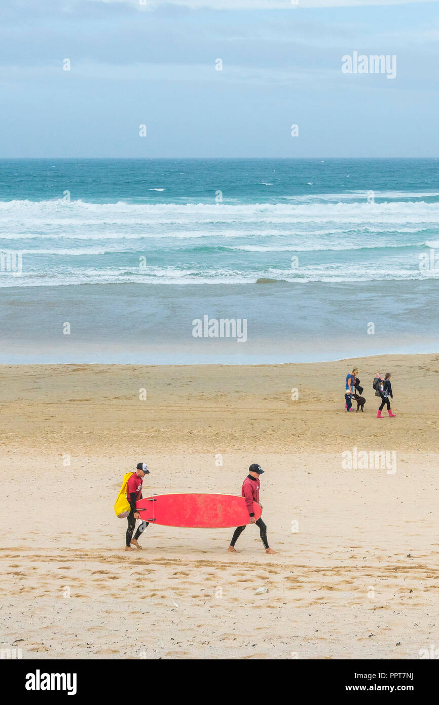 Two surfing instructors hires stock photography and images Alamy