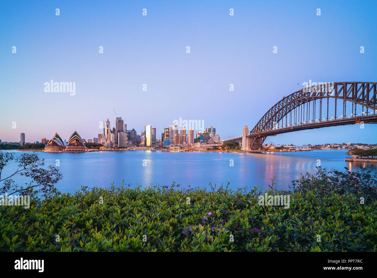 Beautiful Sunrise at Sydney City Skyline Stock Photo Alamy