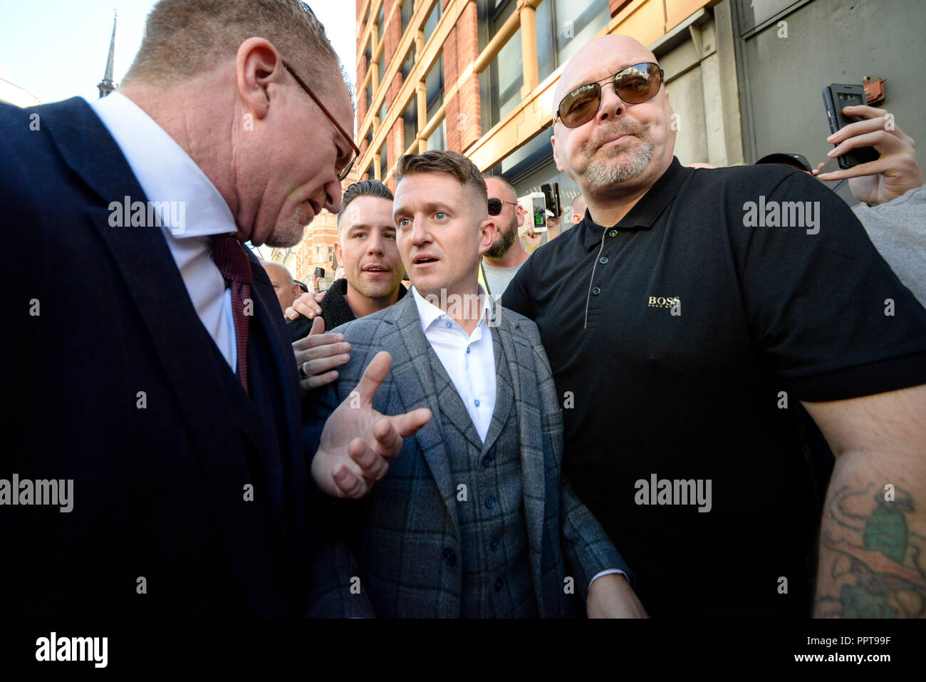 Tommy Robinson AKA Stephen Yaxley Lennon Appeared In The Central tommy-robinson-aka-stephen-yaxley-lennon-appeared-in-the-central