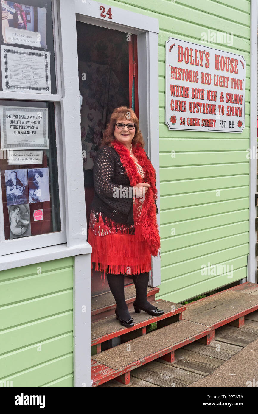 Dolly's House Museum & Gift Shop, Ketchikan, Alaska, USA Stock Photo