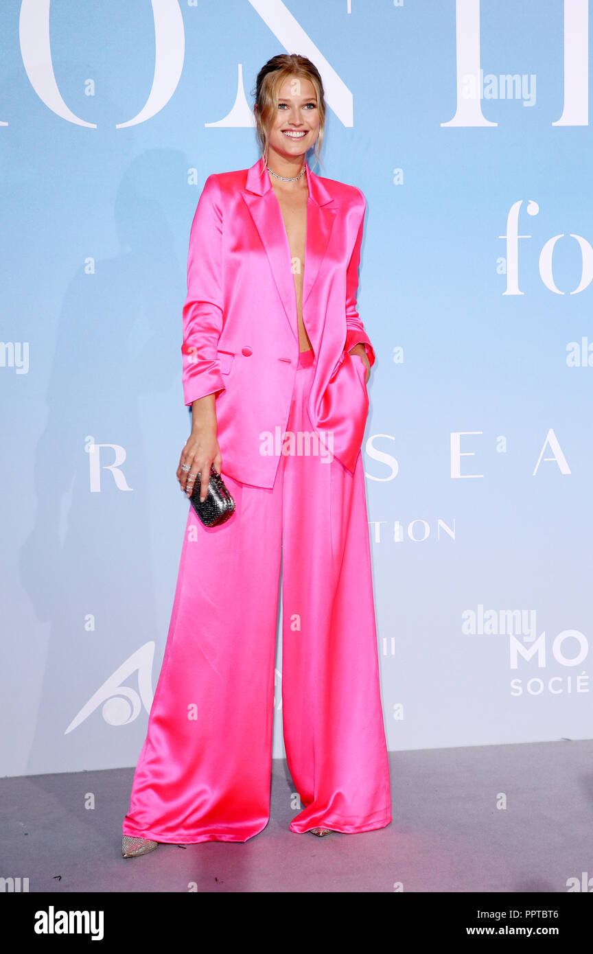 Toni Garrn attending the Gala for the Global Ocean hosted by H.S.H