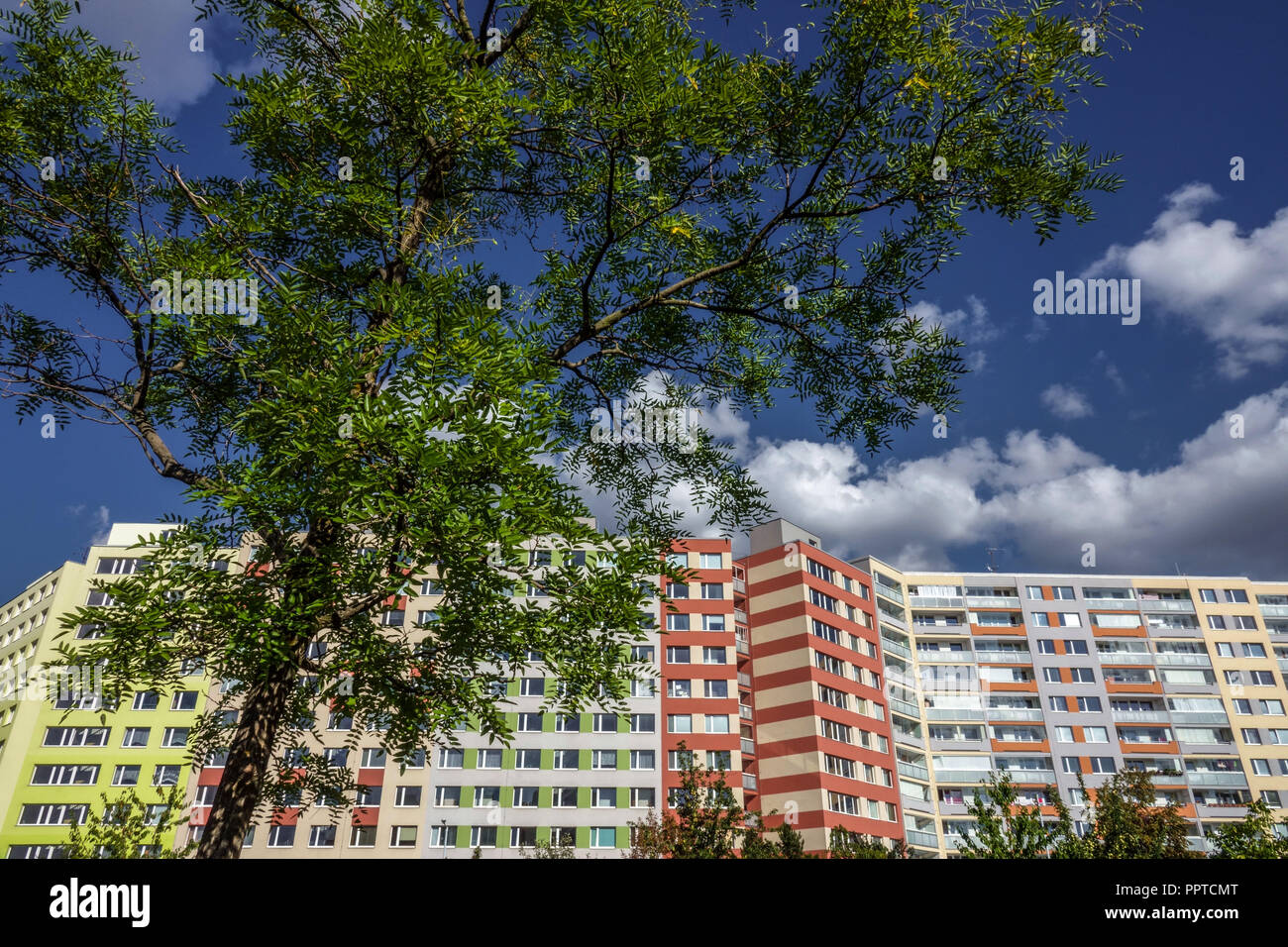 The Luziny housing estate, Prague Stodulky, Czech Republic Stock Photo Alamy
