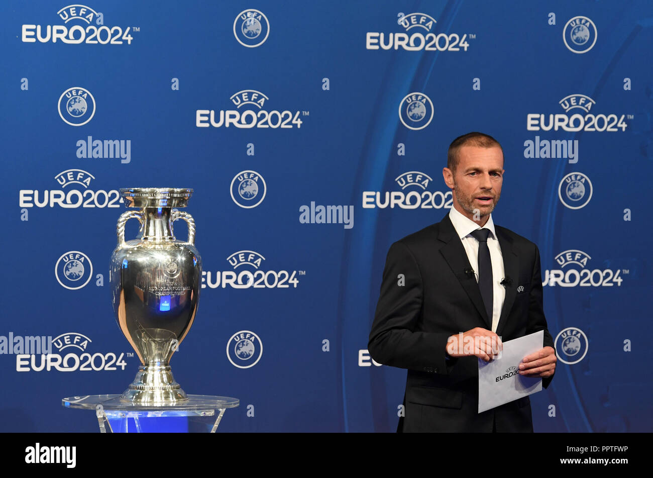 Nyon, Switzerland. 27th Sep, 2018. Football Announcement of 2024