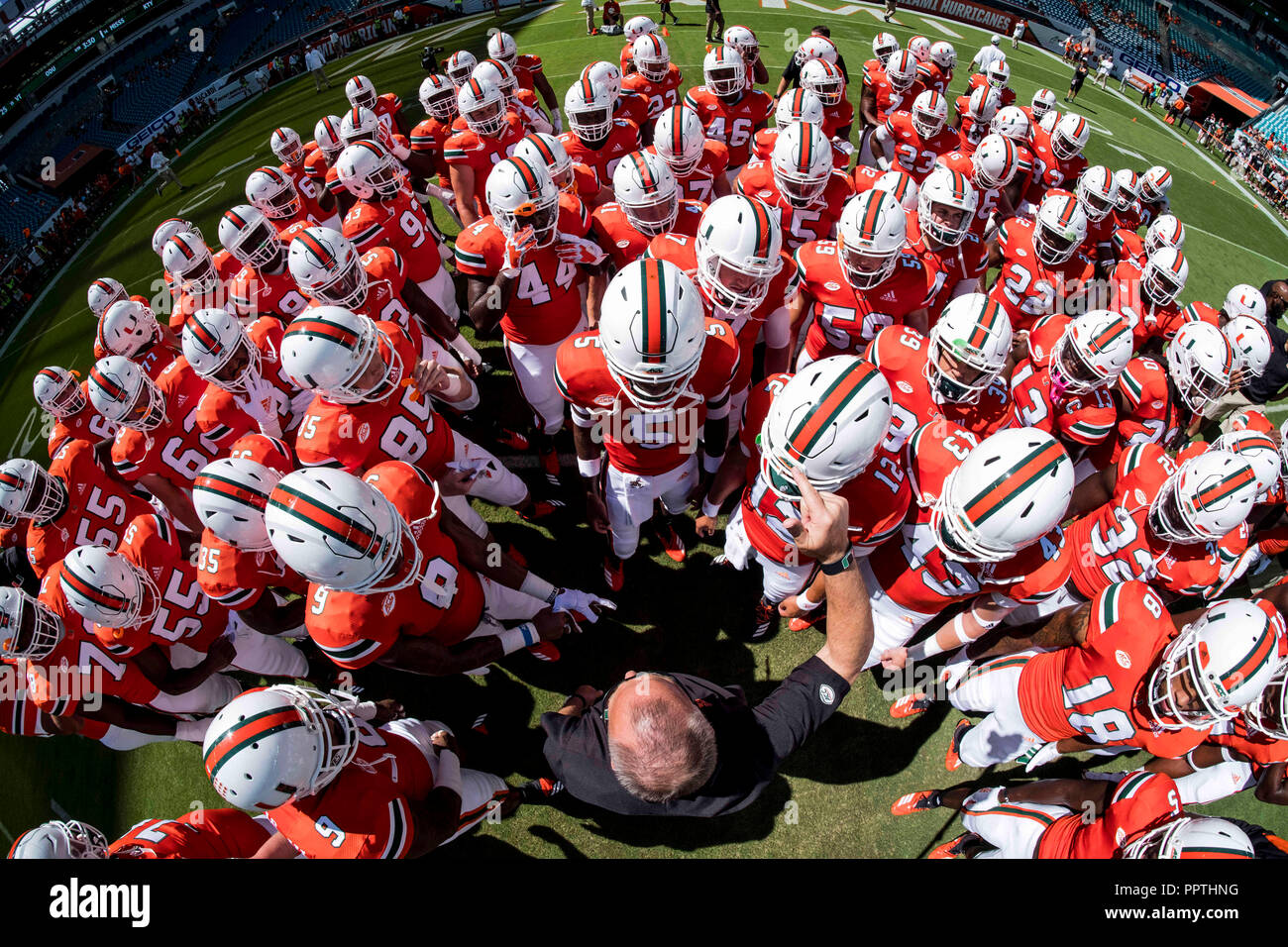 Miami Hurricanes Football Spring Game, Mark Richt's Message To Team -  Stadium