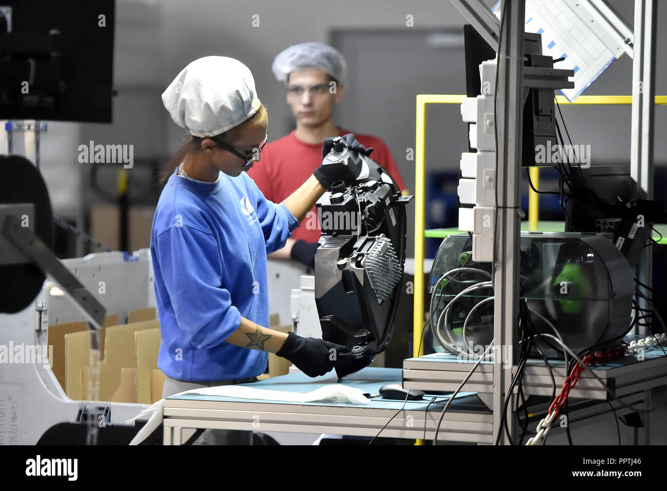 Rychvald, Czech Republic. 27th Sep, 2018. Ceremonial launching of new