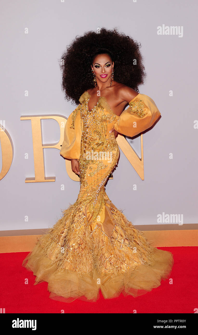 London, UK. 27th September, 2018. Shangela Laquifa Wadley attending A STAR is BORN - UK Premiere at the VUE West End ll London Thursday 27th September 2018. Credit: Peter Phillips/Alamy Live News Stock Photo