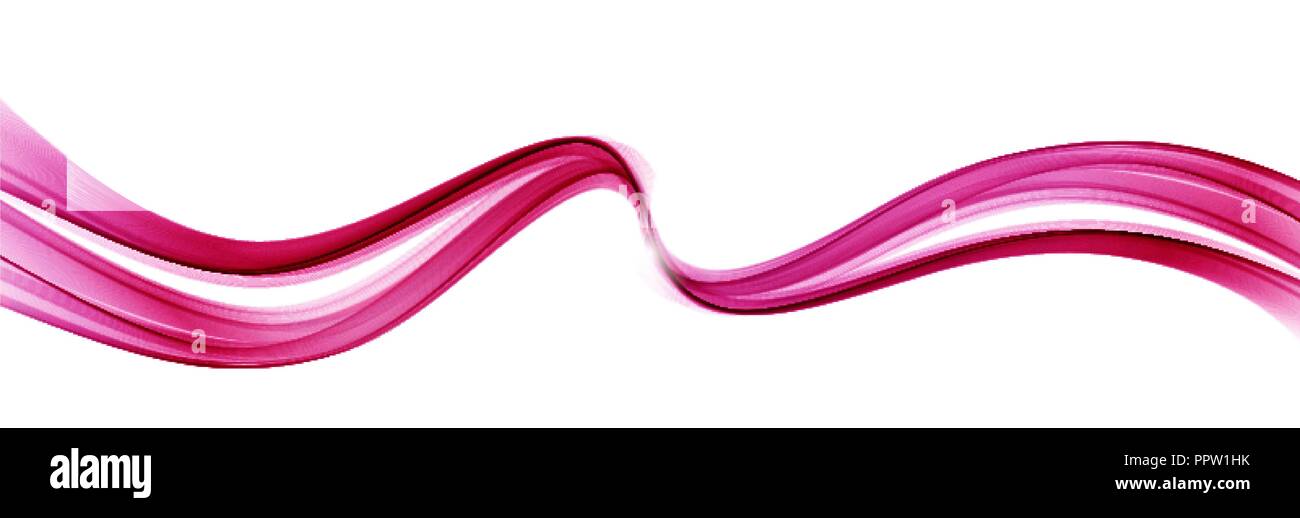 Abstract colorful vector background, color wave for design brochure, website, flyer. Stock Vector