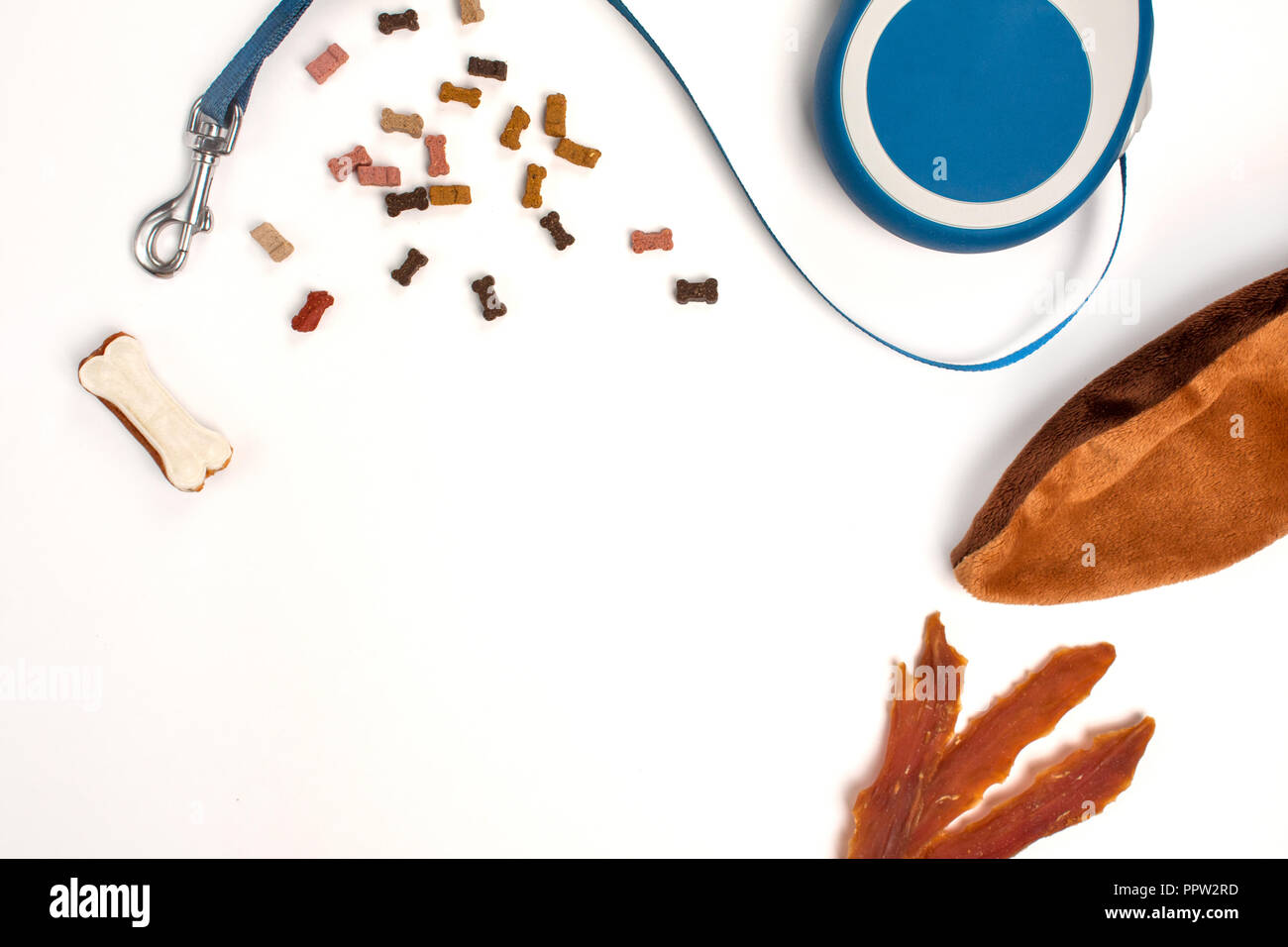 Dog eating toy bone hires stock photography and images Alamy