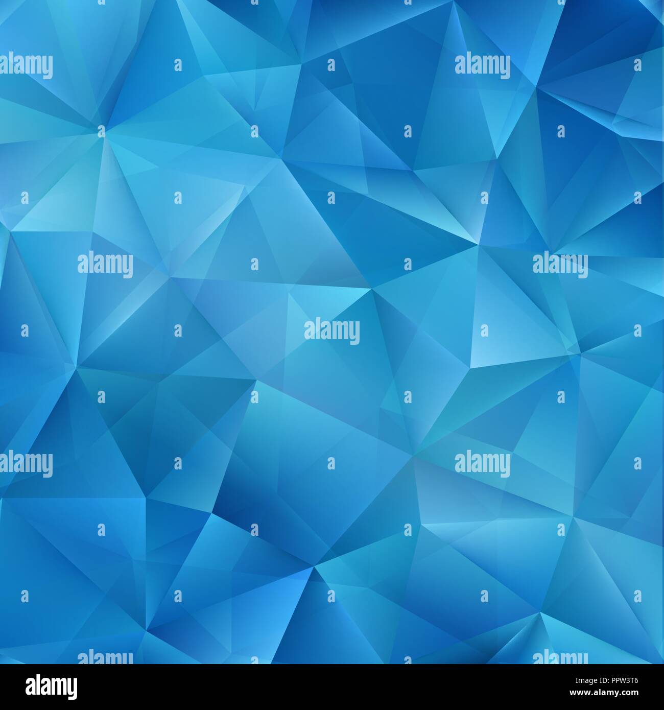 Blue Polygonal Mosaic Background, Creative Design Templates Stock Vector