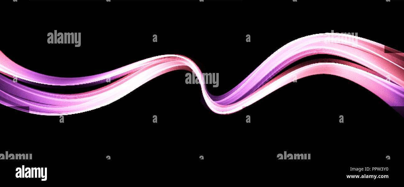 Vector Abstract shiny color wave design element Stock Vector Image ...