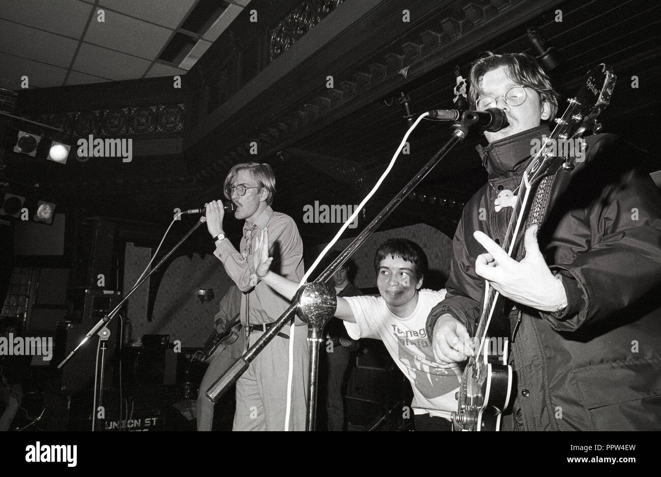 BMX Bandits featuring Duglas T. Stewart and Norman Blake, Bedford Esquires, 1990. Stock Photo