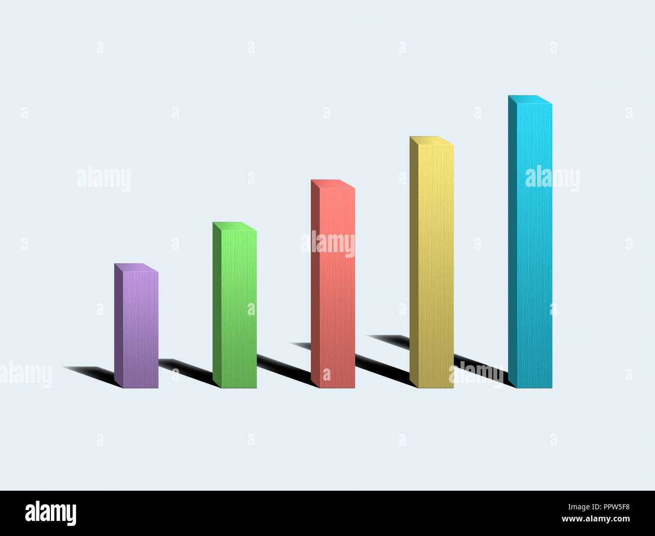 Color Businnes Graph Chart Profitability Stock Photo