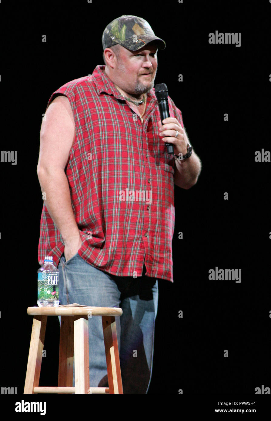 Larry the Cable Guy performs with the Blue Collar Comedy tour at the
