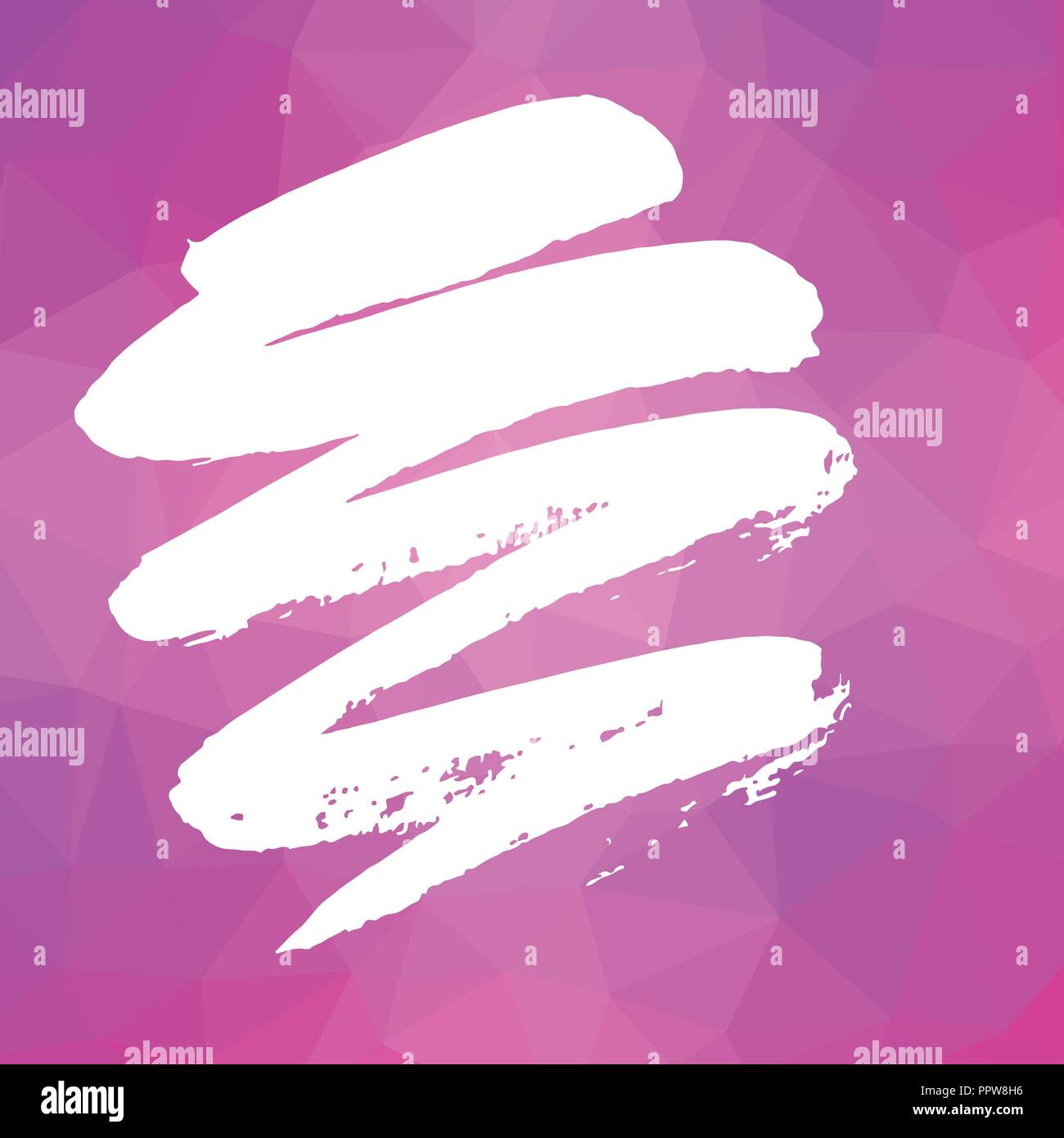 Vector illustration. Background art polygon and ink spot Stock Vector