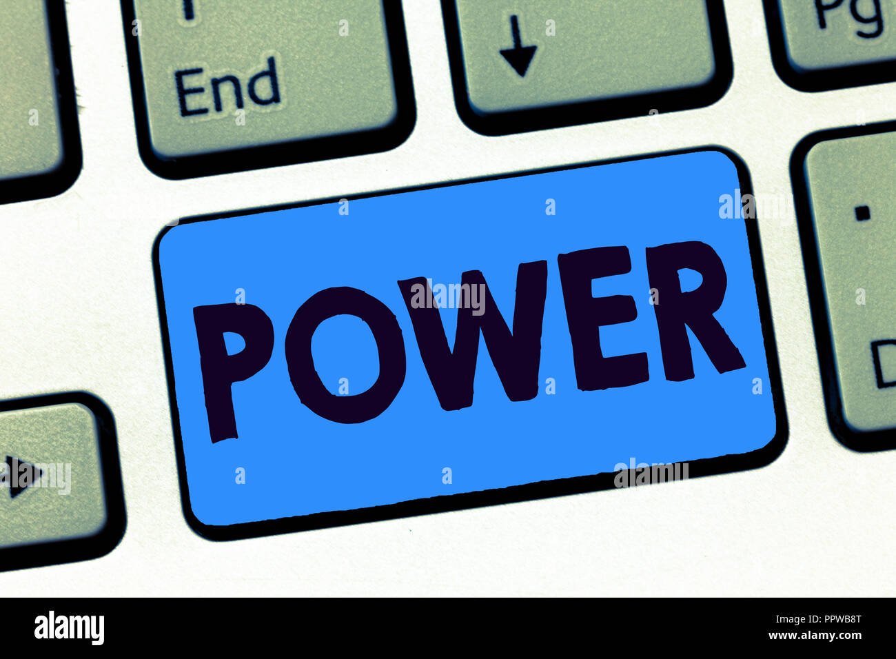 To With Power Word writing text Power. Business concept for ability capacity to do ...
