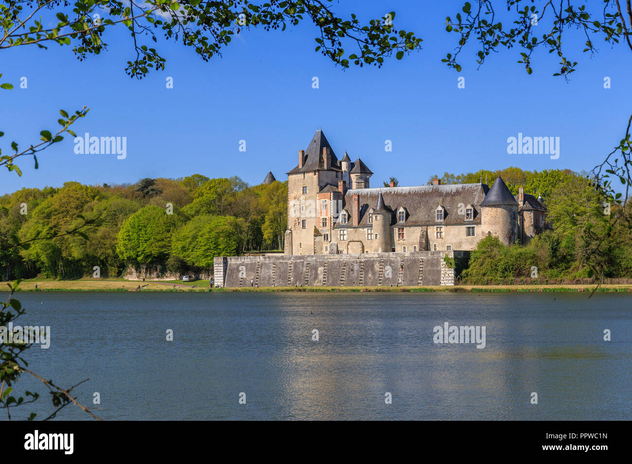 France, Cher, Berry region, Jacques Coeur Road, La Chapelle d'Angillon