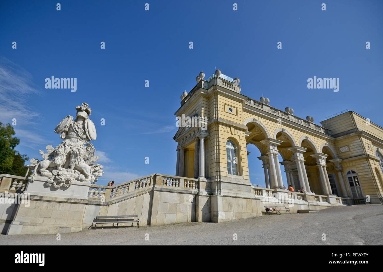 Schönbrunn Palace, The Gloriette. Vienna, Austria Stock Photo