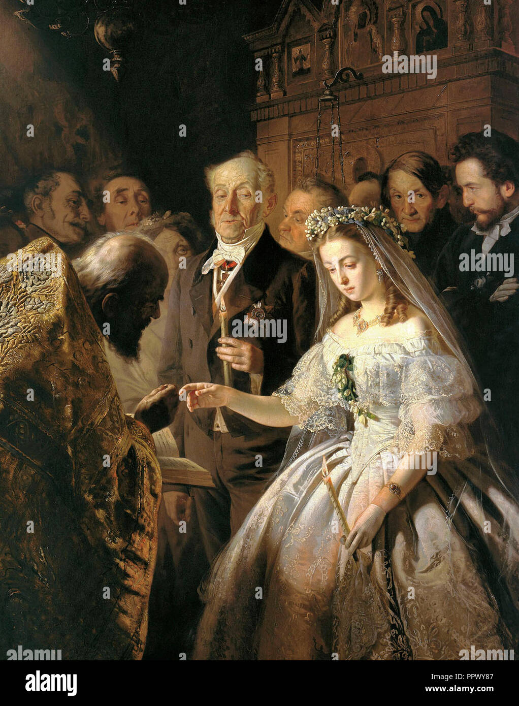 the-unequal-marriage-vasily-pukirev-hi-res-stock-photography-and-images