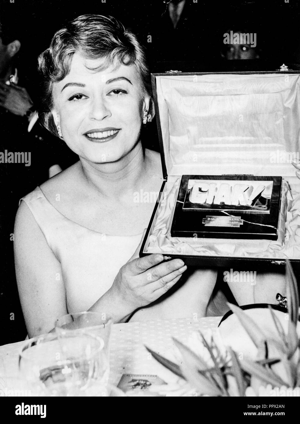 giulietta masina, ciak d'oro award, 60s Stock Photo - Alamy