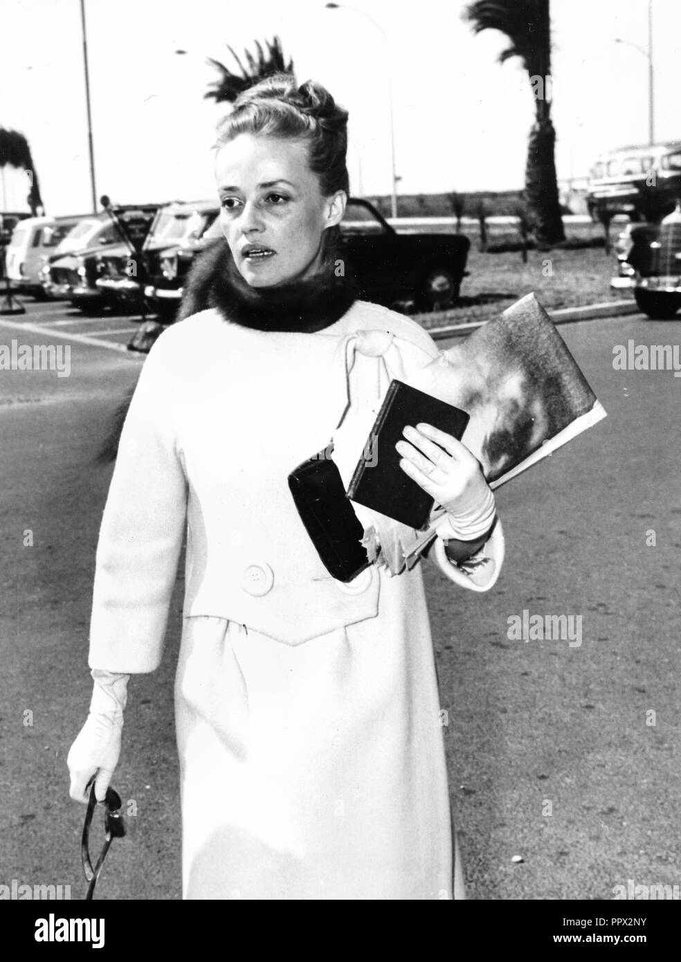 jeanne moreau, rome 1962 Stock Photo