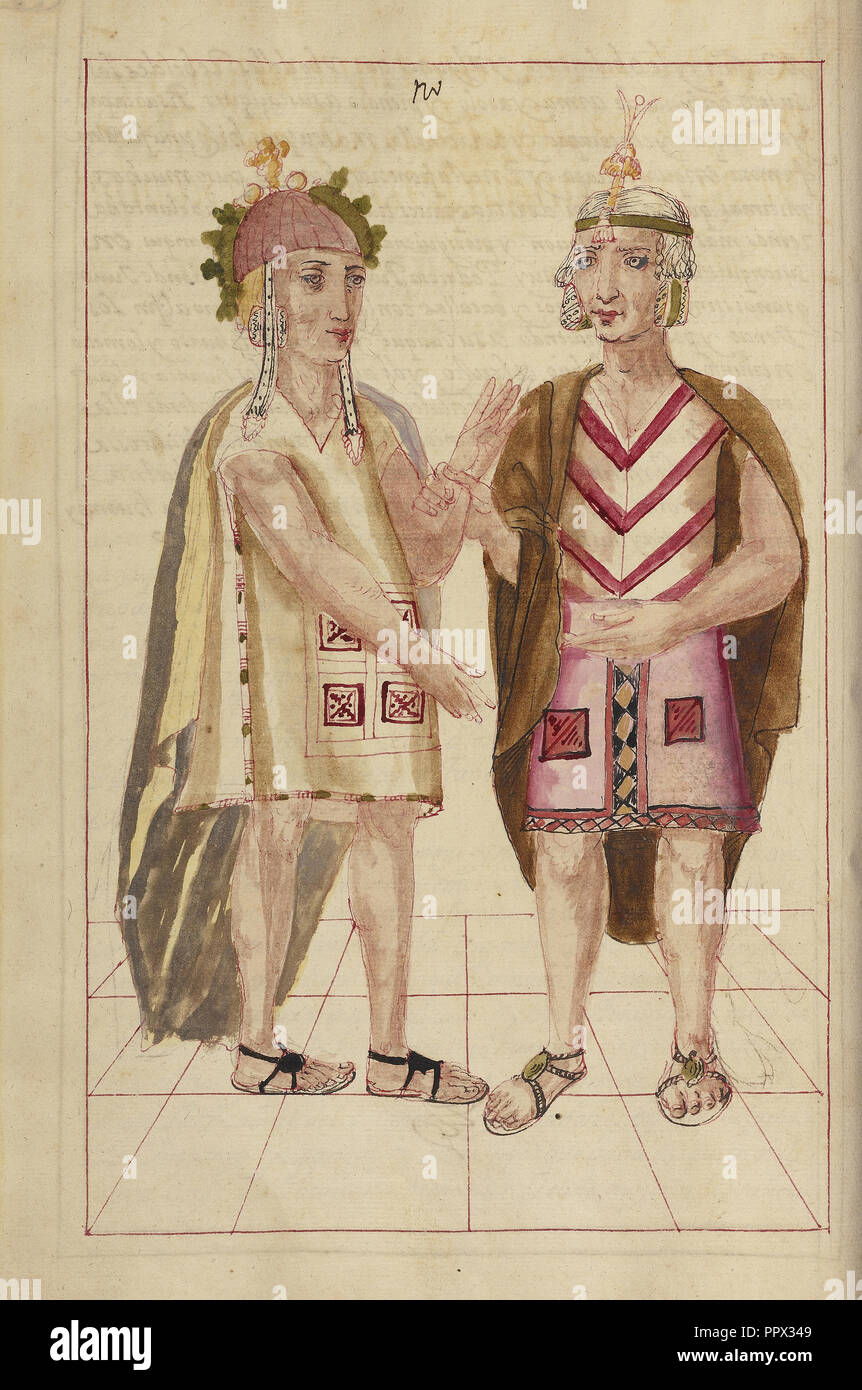 Tupac Inca Yupanqui and Pachacuti Inca Yupanqui; Madrid, Spain; completed in 1616; Ms. Ludwig