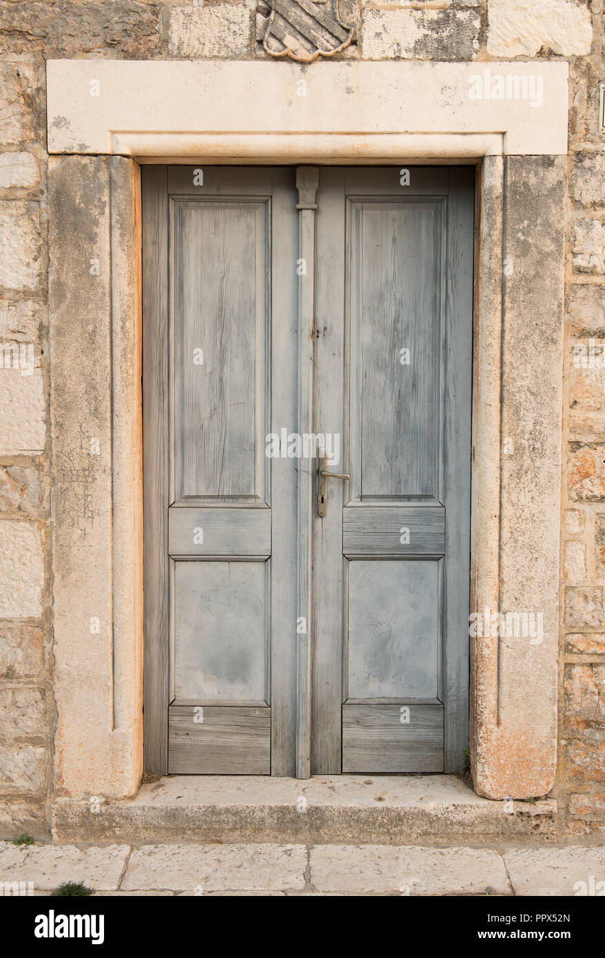 Old Wooden Rustic Door Stock Photo 220621597 Alamy