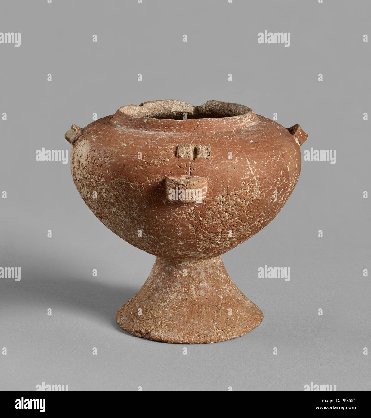 Spherical Box with a Pedestal Foot; Cyclades, Greece; 2700 2200 B.C