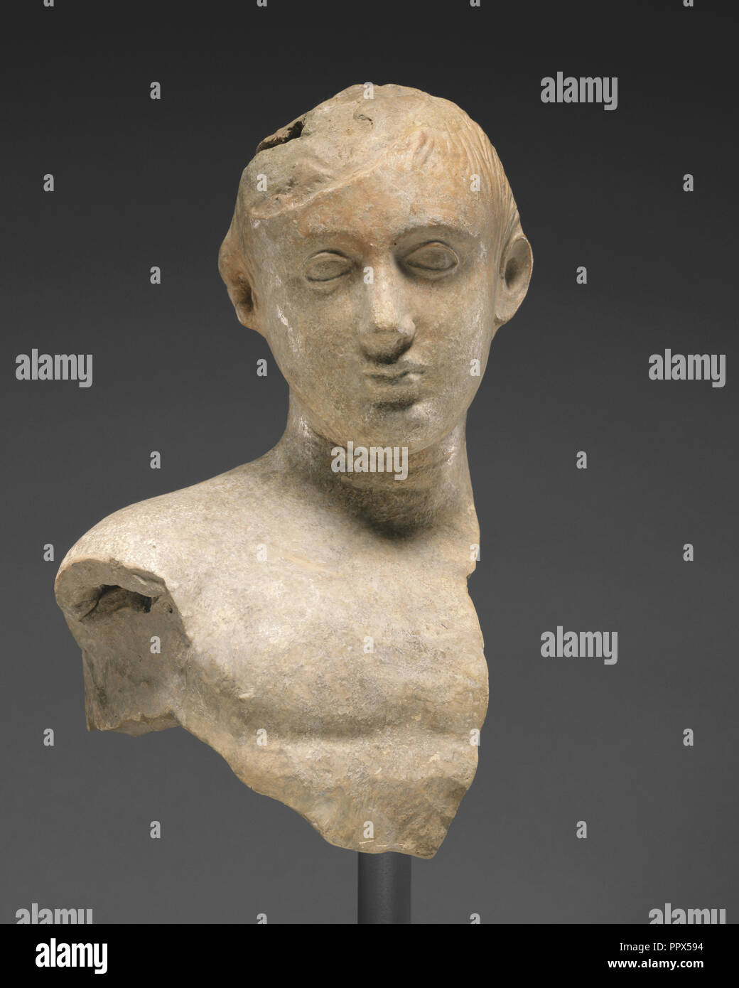 Bust of a Youth; Tarentum, Taras, South Italy; 425 300 B.C