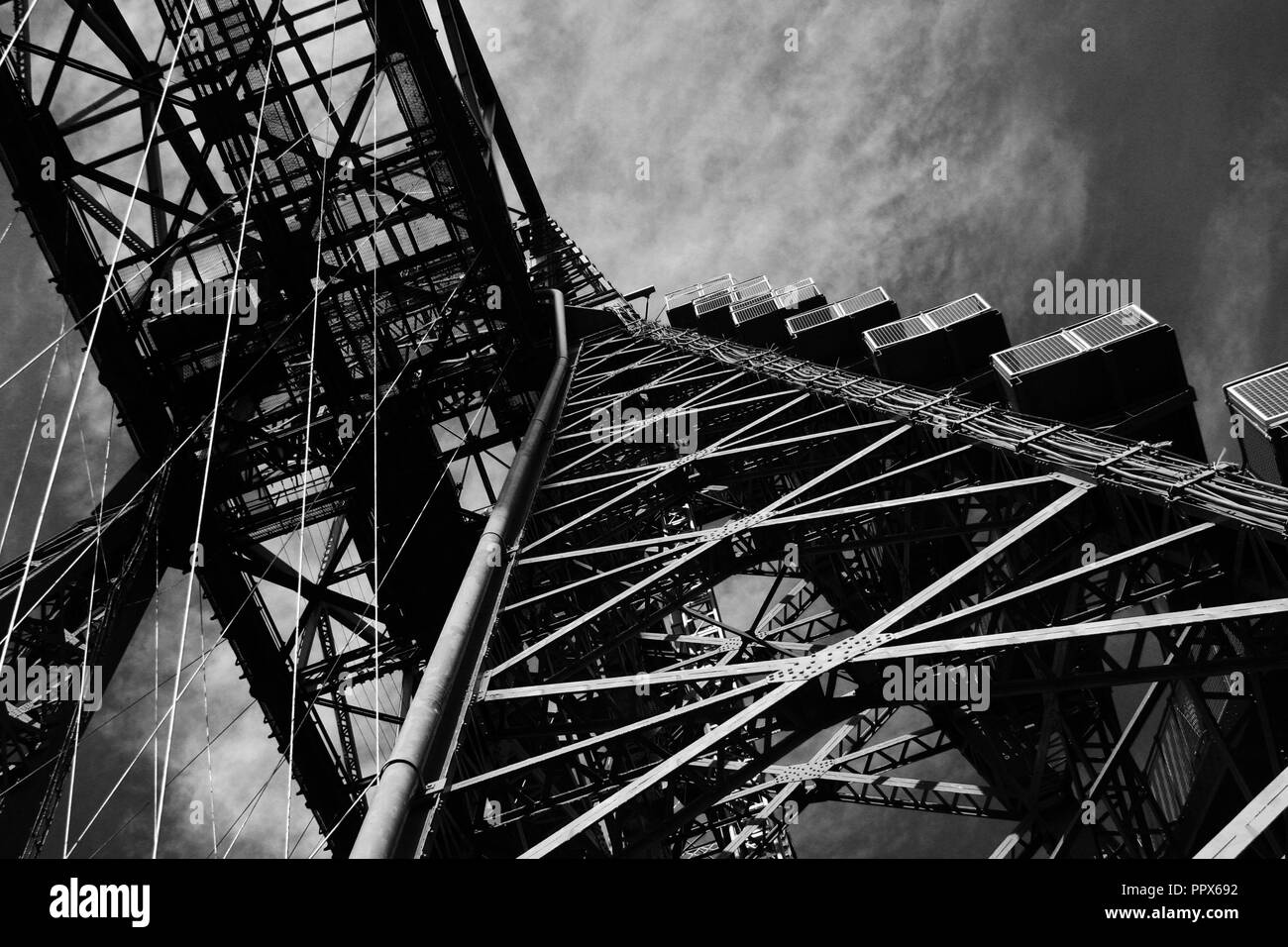 Tees Transporter Bridge Stock Photo