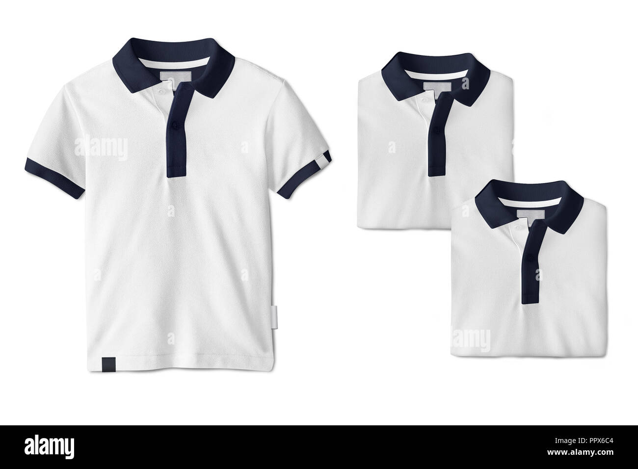 Polo t-shirt mock up design Stock Photo 