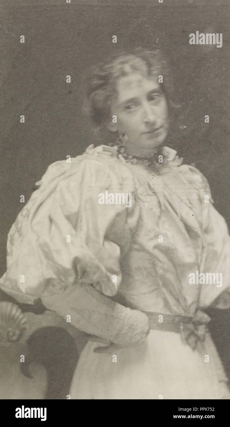 Jennie Dean Kershaw; Thomas Eakins, American, 1844 - 1916, 1897; Platinum print; 9.2 x 5.7 cm 3 5,8 x 2 1,4 in Stock Photo
