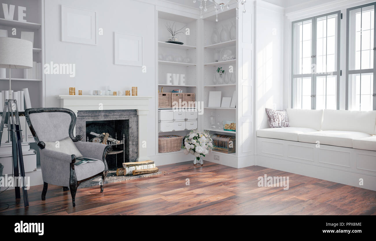 3d render room hi-res stock photography and images - Alamy