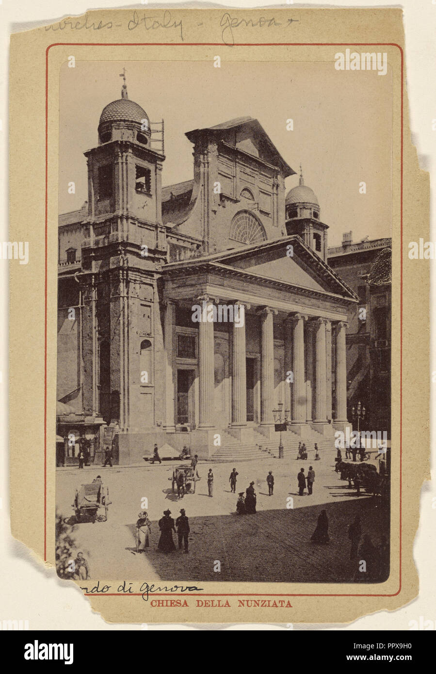 Chiesa Della Nunziata; Italian; about 1880; Collotype Stock Photo