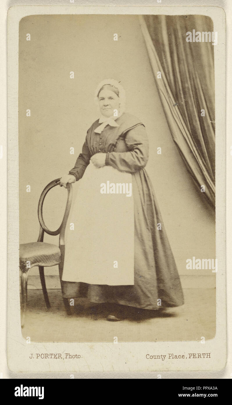 Barbara Christie; J. Porter, American, 1901 - 1990, 1873; Albumen silver print Stock Photo
