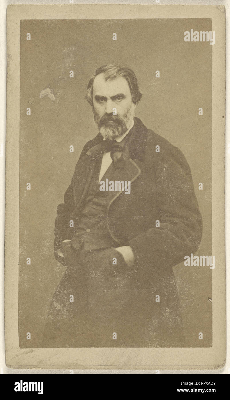 Eug. Pelletan, depute Pierre Clement Eugene Pelletan, 1813 - 1884; French; 1865 - 1870; Albumen silver print Stock Photo