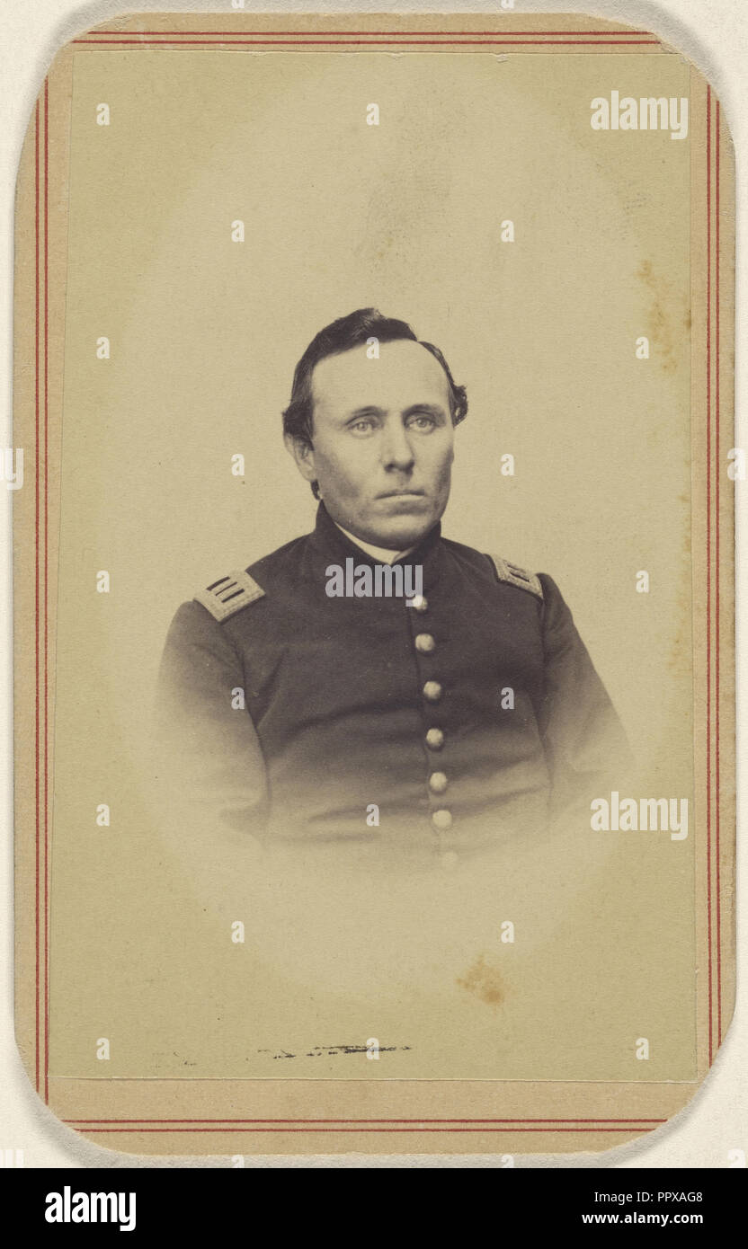 Union soldier; American; 1861 - 1865; Albumen silver print Stock Photo