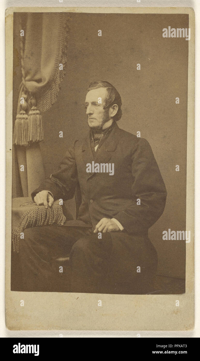 Dr. Elmendorf; Charles K. Bill, American, active 1860s, 1865 - 1869; Albumen silver print Stock Photo