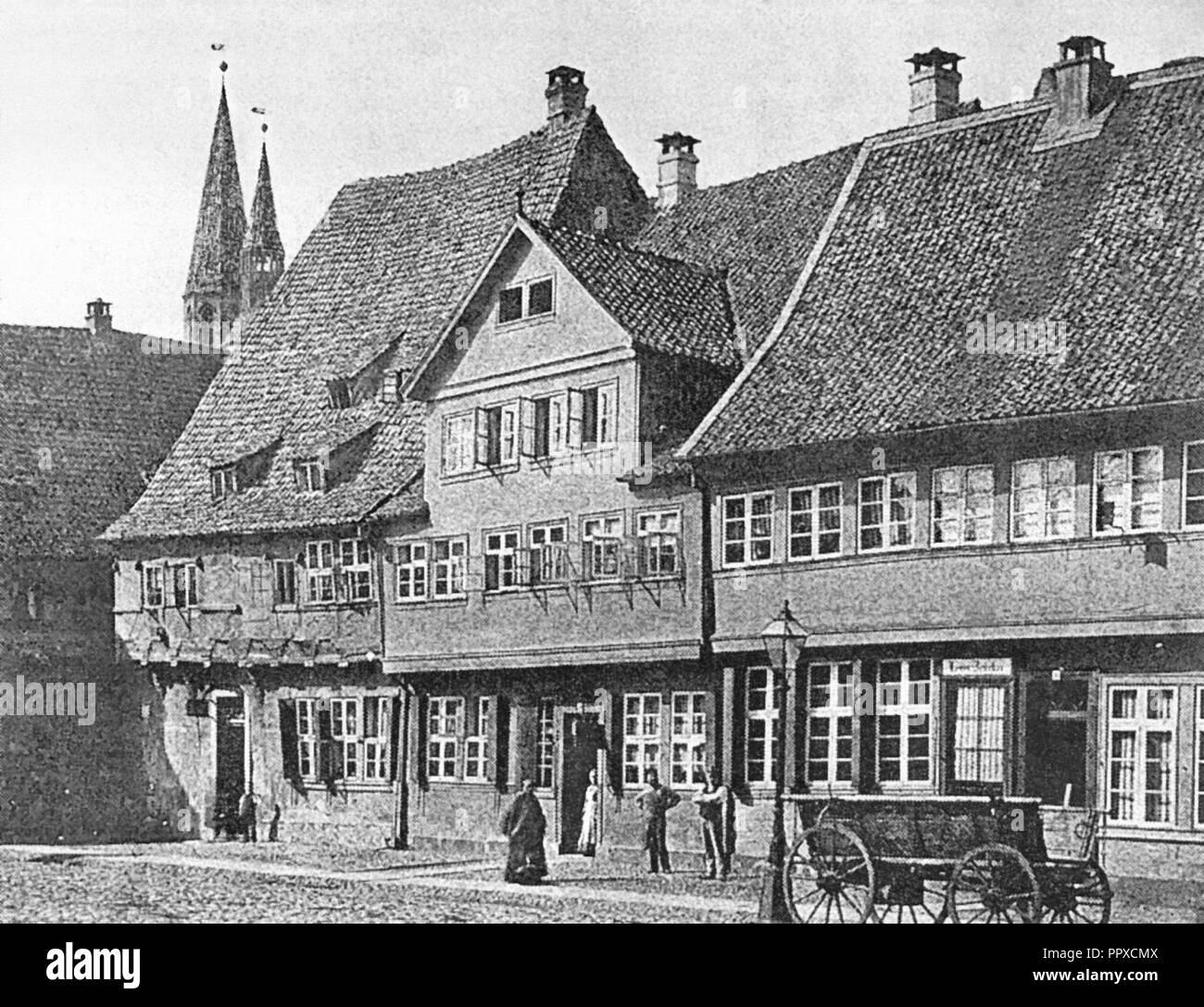 Braunschweig Geburtshaus Carl Friedrich Gauß Wilhelmstraße 30 (um 1900 ...