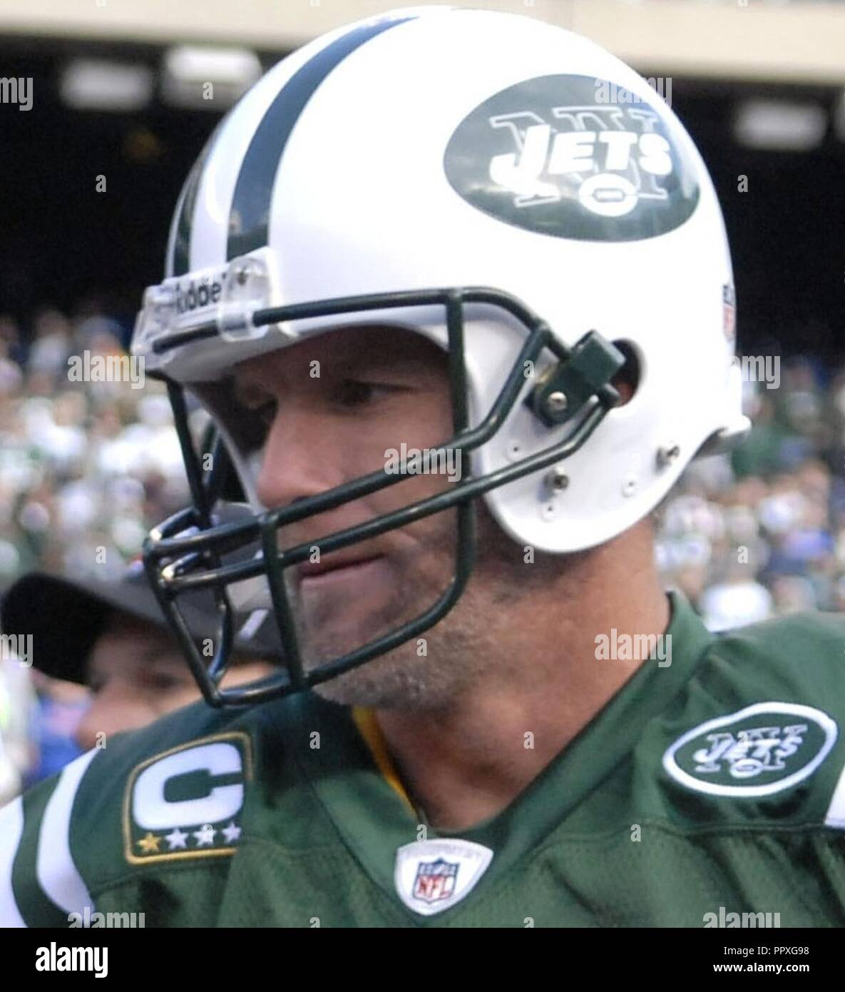 New york jets brett favre hi-res stock photography and images - Alamy