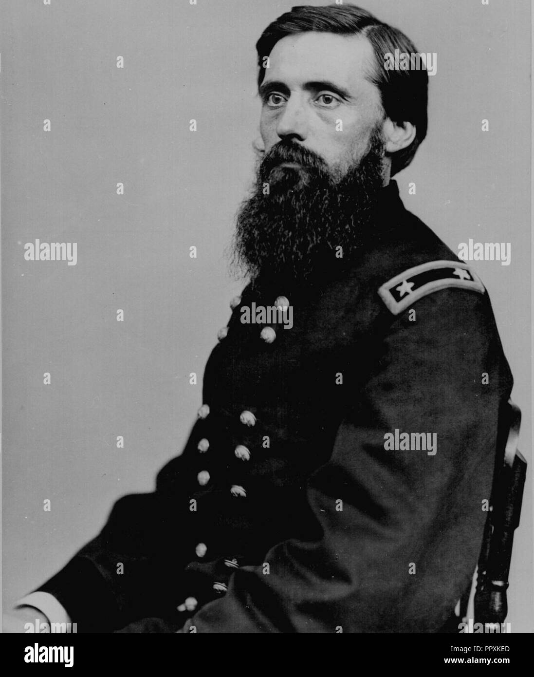 Brigadier-General-John-A.-Rawlins. Stock Photo