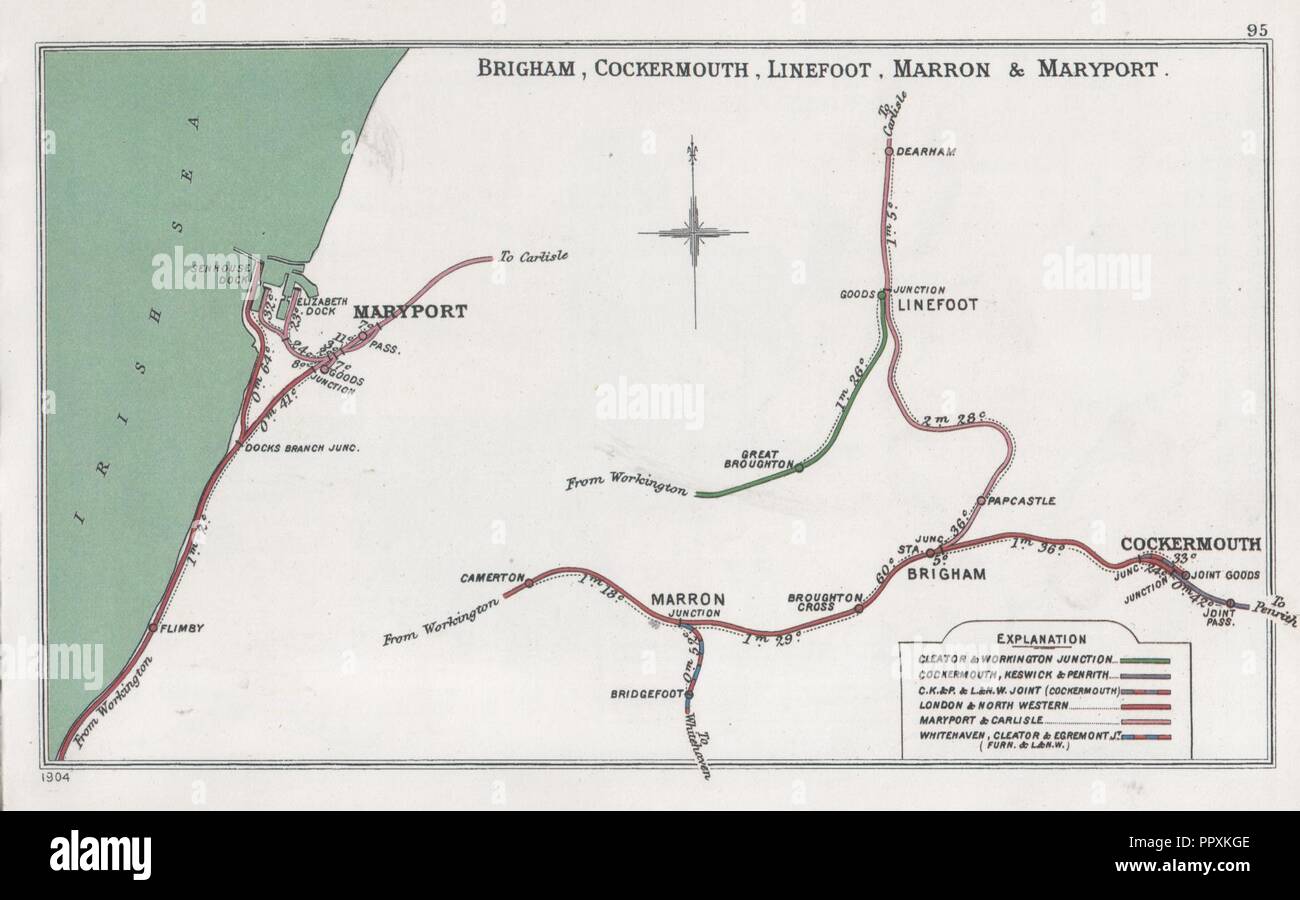 Brigham, Cockermouth, Linefoot, Marron & Maryport RJD 95 Stock Photo