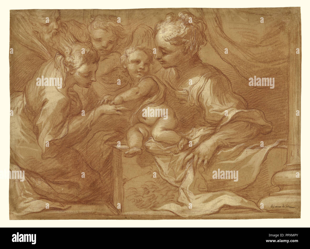 The mystic marriage of saint catherine hi-res stock photography and ...